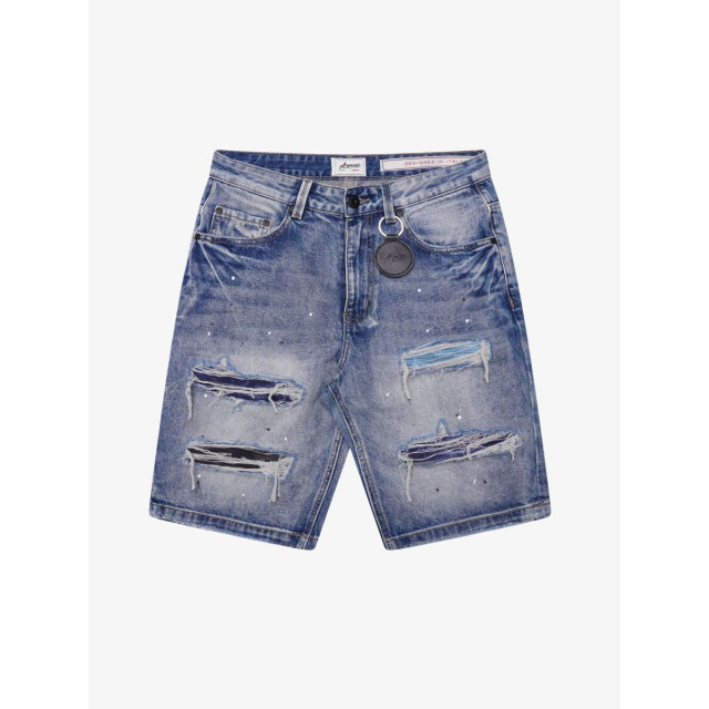 Amicci Heren short sanko mid blue AMJ28-MIDBLUE large Amicci Heren short sanko mid blue AMJ28-MIDBLUE large