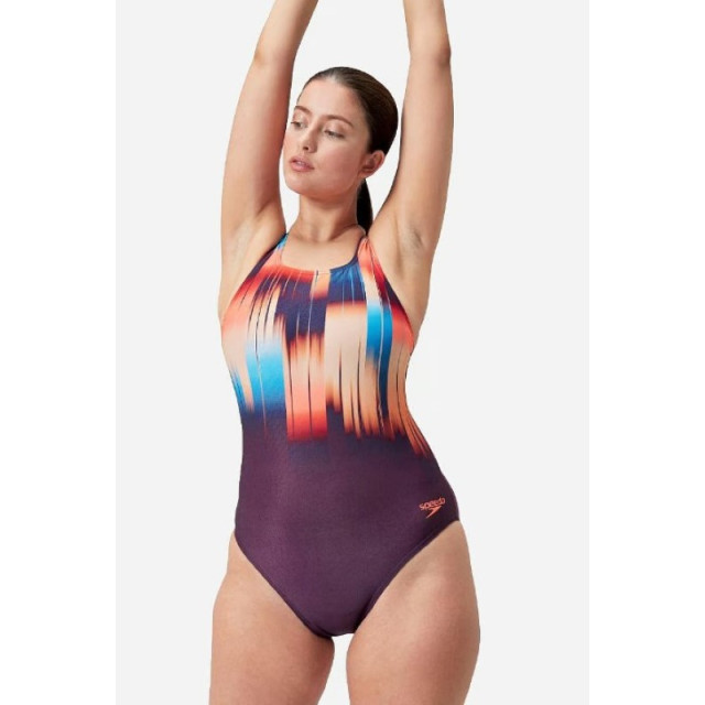 Speedo Eco+ dig print medalist pur/ora 003055-17544 SPEEDO eco+ dig print medalist pur/ora 003055-17544 large