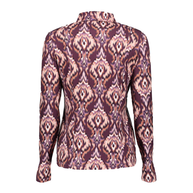 Geisha blouse aop jersey 42542-60 330 mauve comb. 06615.750.0009 large