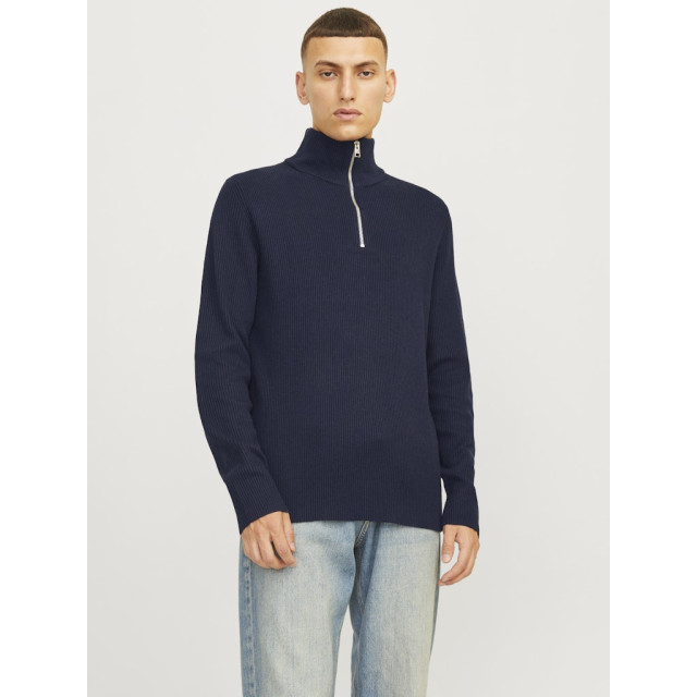 Jack & Jones jjeperfect knit half zip sn 12257773 sky captain 05711.261.0057 large