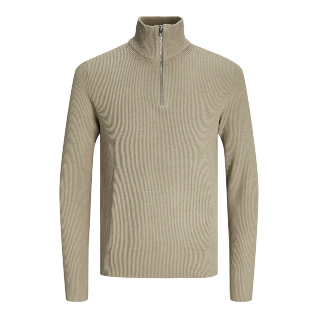 Jack & Jones jjeperfect knit half zip sn 12257773 crockery 05711.829.0087 large