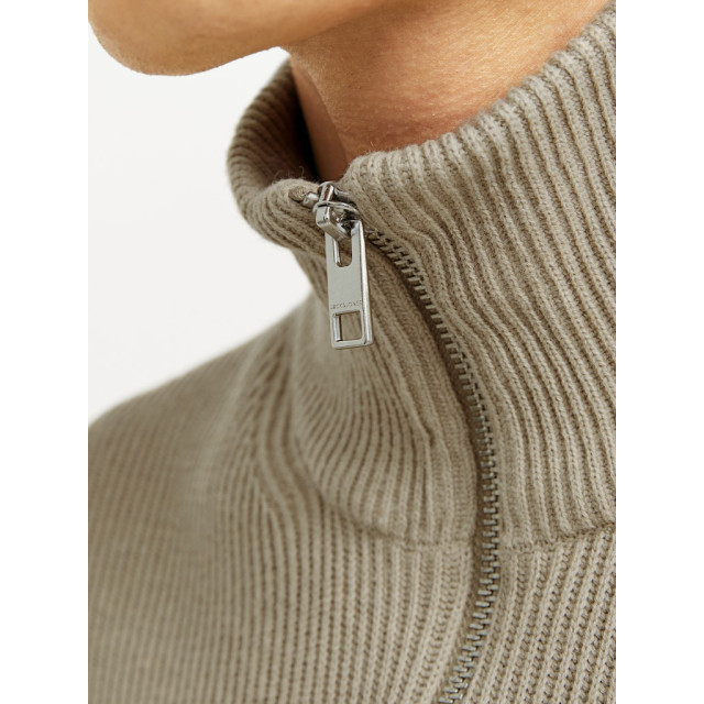 Jack & Jones jjeperfect knit half zip sn 12257773 crockery 05711.829.0087 large