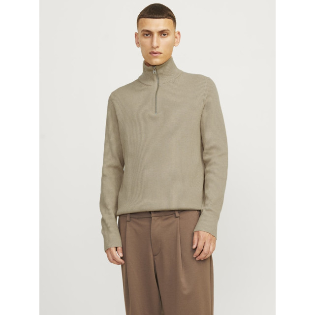 Jack & Jones jjeperfect knit half zip sn 12257773 crockery 05711.829.0087 large
