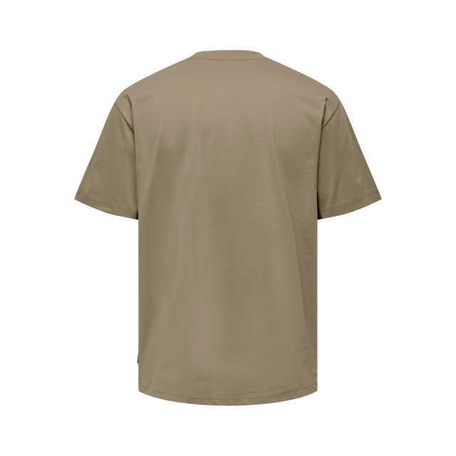 Only & Sons onsfred life rlx ss tee noos 22022532 desert 05011.834.0010 large