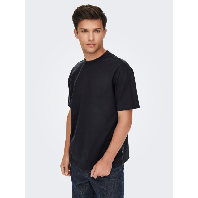 Only & Sons onsfred life rlx ss tee noos 22022532 dark navy 05011.290.0029 large