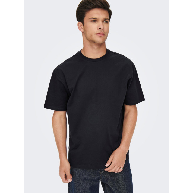 Only & Sons onsfred life rlx ss tee noos 22022532 dark navy 05011.290.0029 large