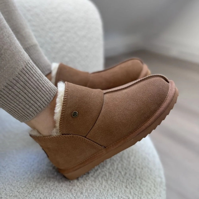 Warmbat Dames pantoffel wlw3210 25 willow cognac 4000 WLW3210 25 large