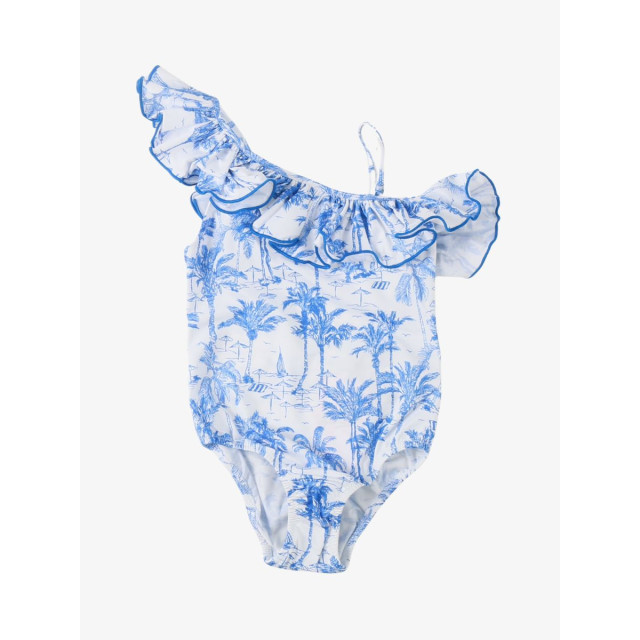 Saint Barth Meisjes badpak one shoulder saint beach CARI001-01826F large