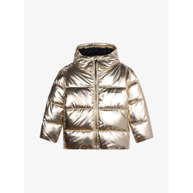 Karl Lagerfeld Meisjes winterjas goud Z30234-M15 large