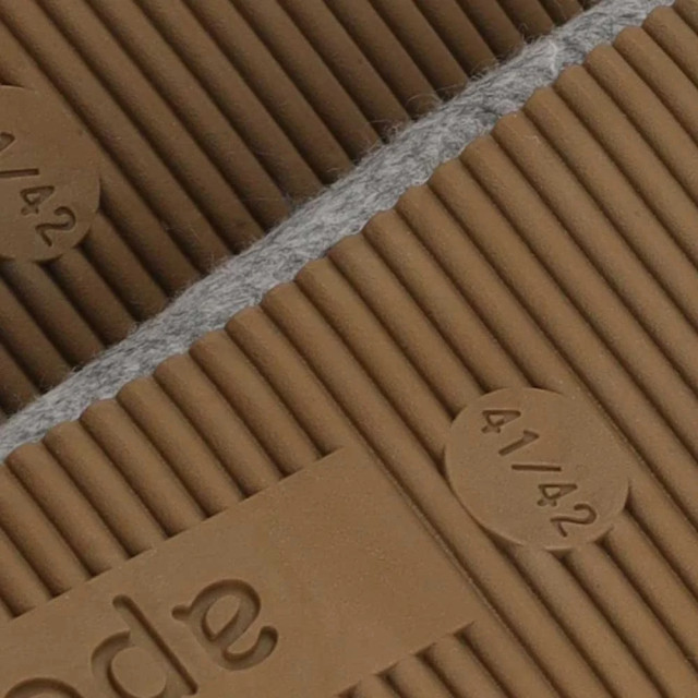 Apollo Heren instap pantoffel vilt 000121818002-Grijs large