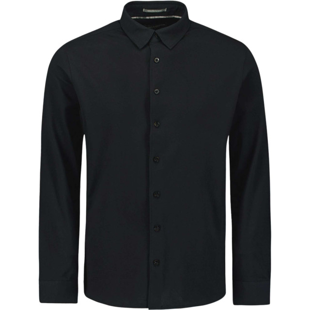 No Excess Shirt jersey pique stretch black N4186-020 large