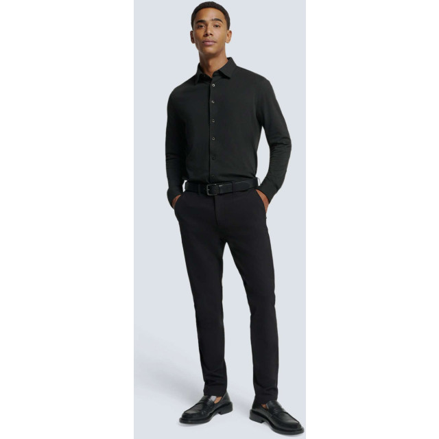 No Excess Shirt jersey pique stretch black N4186-020 large