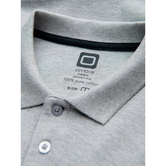 Ombre Poloshirt heren korte mouw - krusty OM-0113-KRUSTY large
