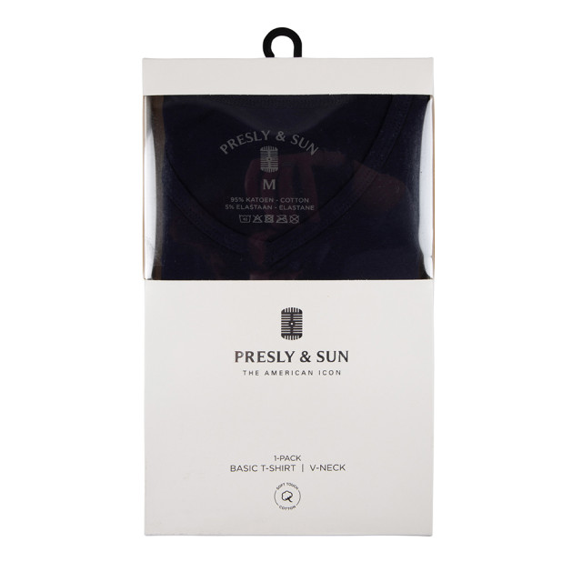 PRESLY & SUN Steve v-neck PS-STEVE-BLK-M large