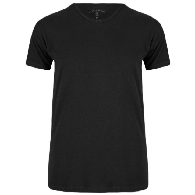 PRESLY & SUN Steve v-neck PS-STEVE-BLK-M large
