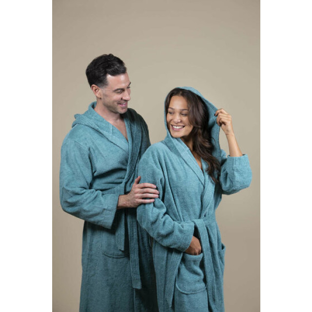 CozyLion Badjas badstof dames & heren | CL-GRN-655 large
