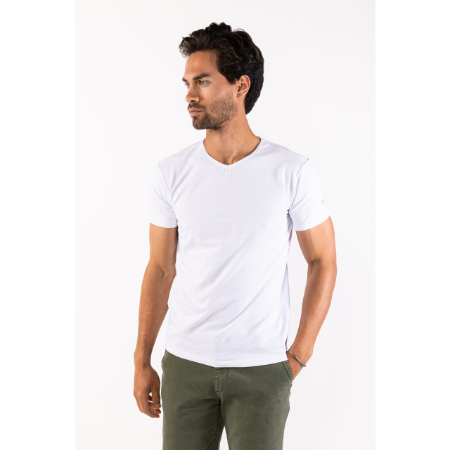 PRESLY & SUN Steve v-neck PS-STEVE-WHT-M large