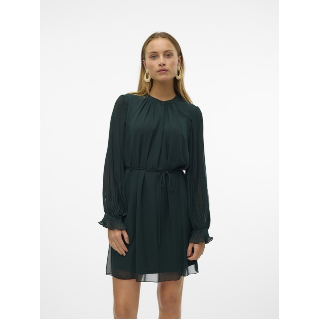 Vero Moda Vmherle ls short dress wvn ga donker 4409.27.0033 large Vero Moda Vmherle ls short dress wvn ga donker 4409.27.0033 large