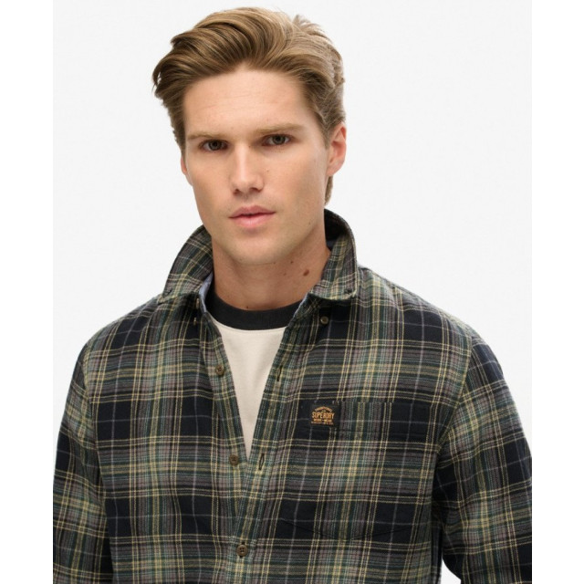 Superdry M4010727a lumberjack check shirt 9yl black   - super 9YL Black/M4010727A Lumberjack Check large