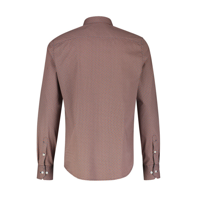 Lerros Heren overhemd 24o1373 966 spicy orange Lerros overhemd 24O1373 966SpicyOrange large