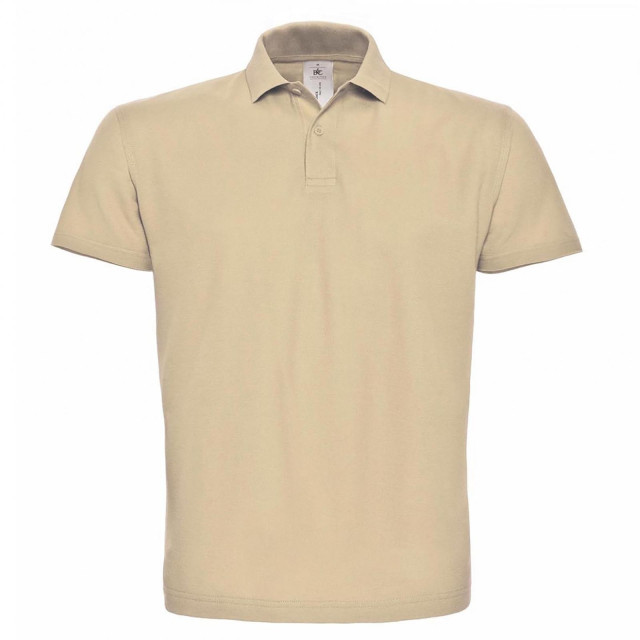 B and C B&c id.001 heren poloshirt met korte mouwen UTFK112_sand large