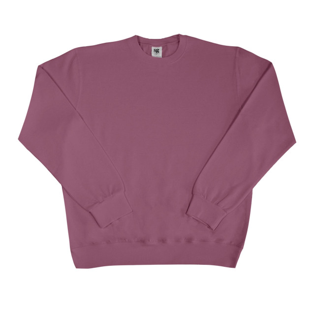 SG Heren lange mouw crew nek sweatshirt top UTFK769_cassis large