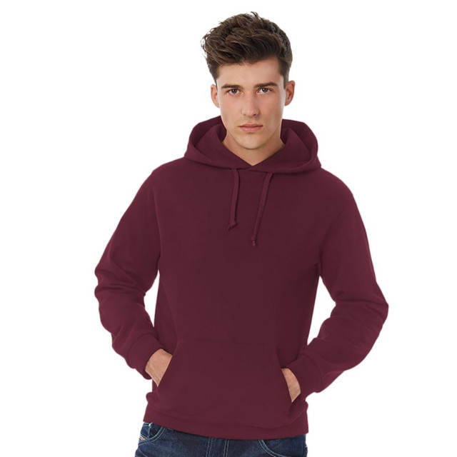 B and C B&c volwassenen unisex id. 203 50/50 sweatshirt met kappen UTFK156_burgundy large