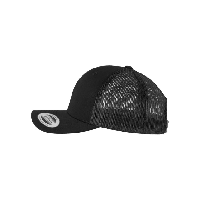 Flexfit Unisex retro trucker cap voor volwassenen UTFK1499_black large