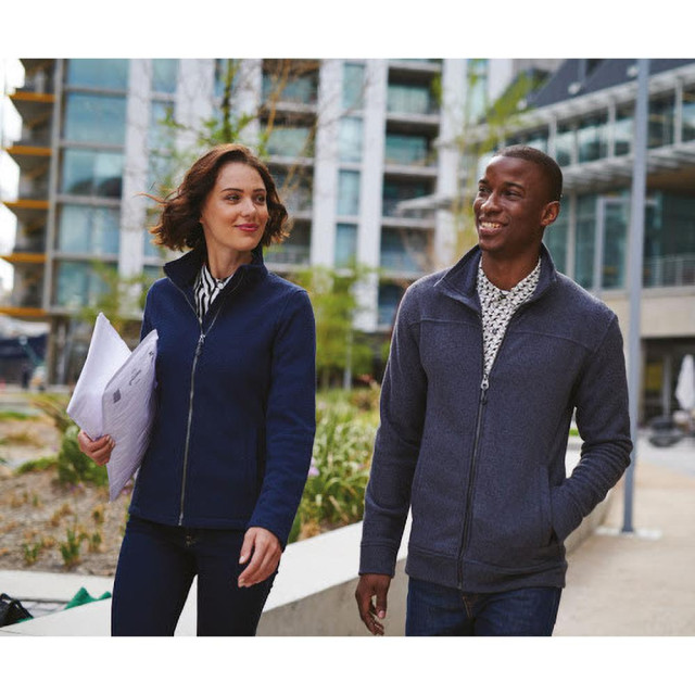 Regatta Heren micro zip neck fleece top (170 gsm) UTFK548_darknavy large