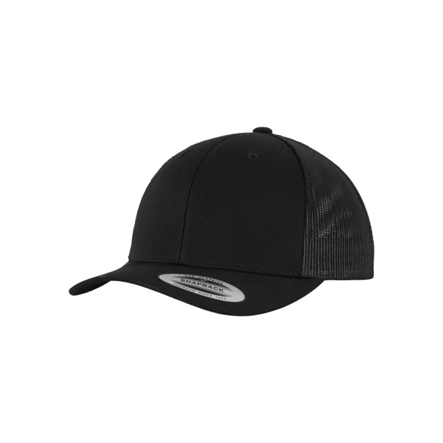 Flexfit Unisex retro trucker cap voor volwassenen UTFK1499_black large