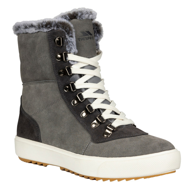 Trespass Dames korinna suède lace up sneeuwlaarzen UTTP6789_grey large