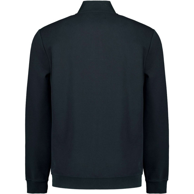 No Excess Sweater full zipper pique bomber night N1006-078 large
