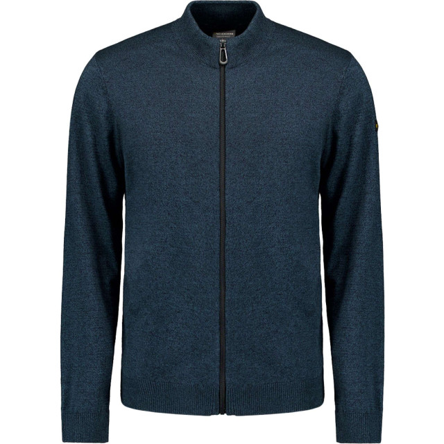 No Excess Cardigan 2 coloured melange navy N2154-037 large