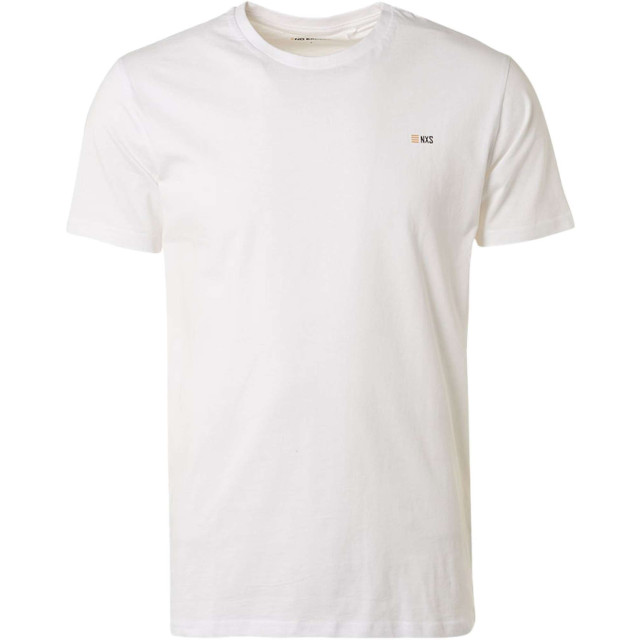 No Excess T-shirt crewneck solid basic white N3401-010 large