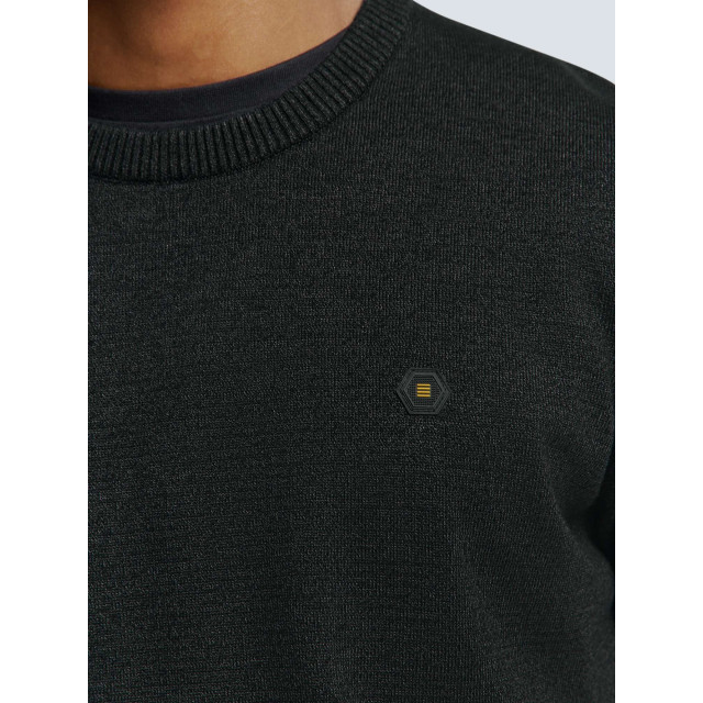 No Excess Pullover crewneck 2 coloured melang dark grey N2180-023 large
