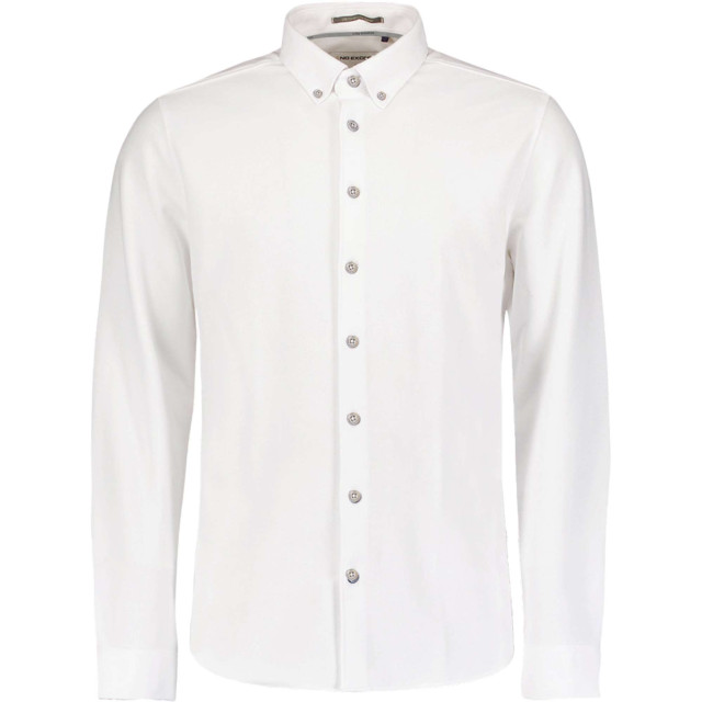 No Excess Shirt jersey pique stretch white N4186-010 large