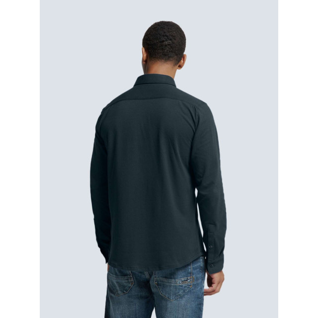 No Excess Shirt jersey pique stretch night N4186-078 large