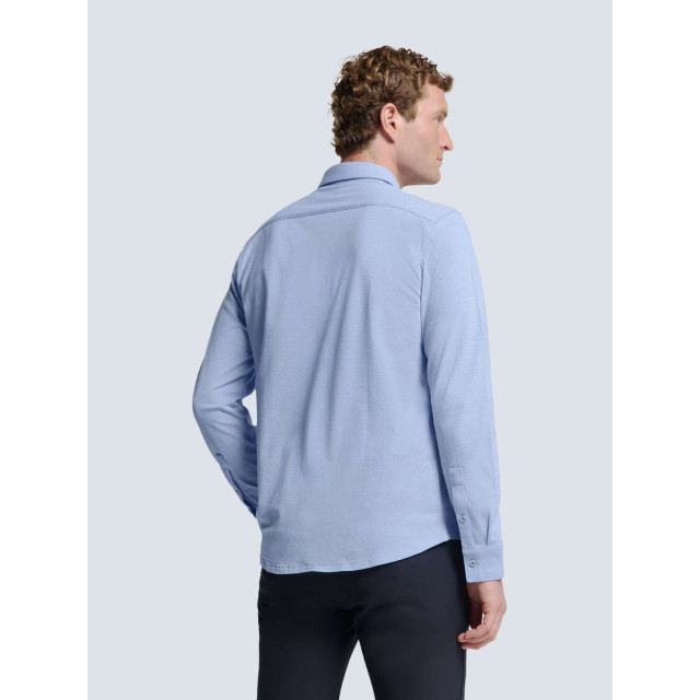 No Excess Shirt jersey pique stretch office blue N4186-166 large