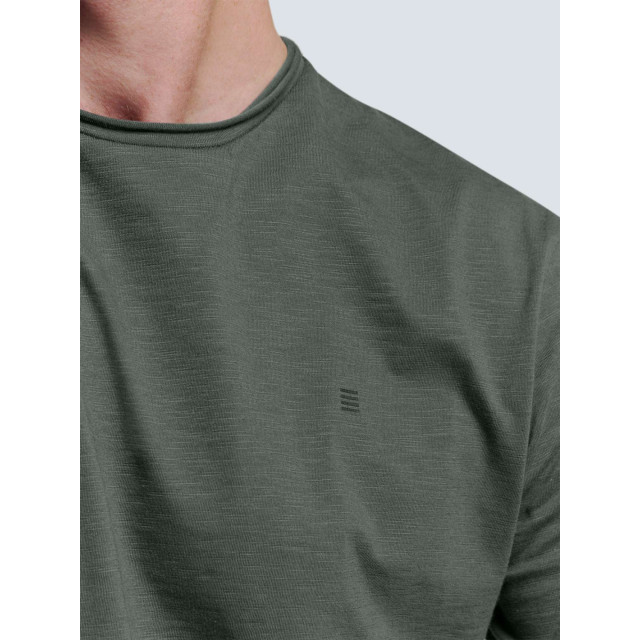 No Excess T-shirt crewneck slub dark steel N3602-124 large