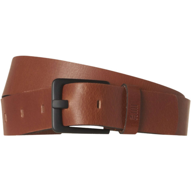 No Excess Belt leather buckle camel NBLT01-140 large