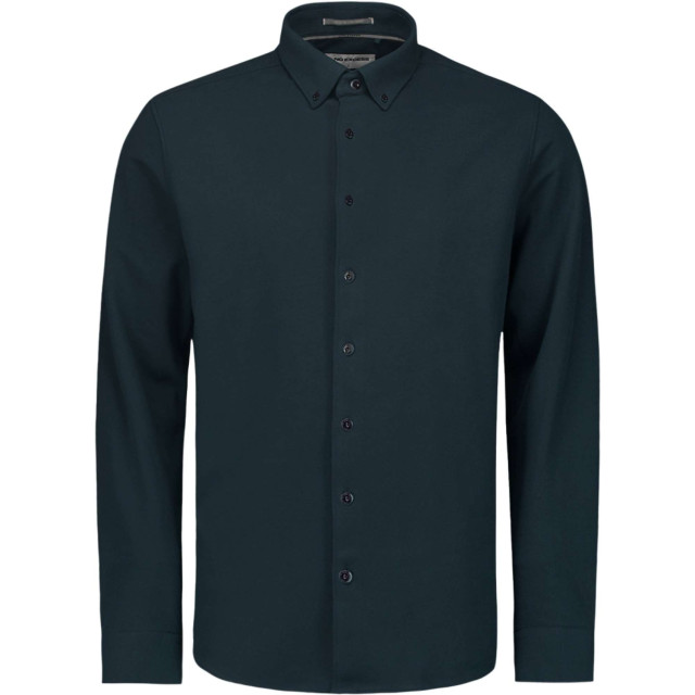 No Excess Shirt jersey pique stretch night N4186-078 large