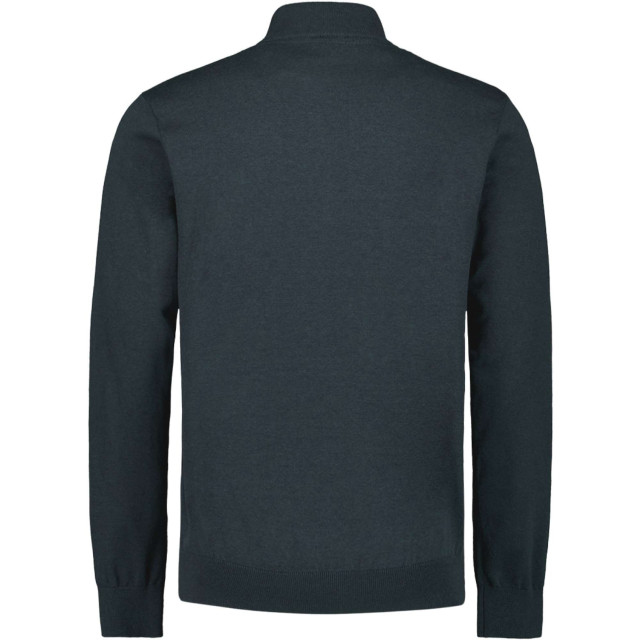 No Excess Pullover half zip 2 coloured melang night N2185-078 large