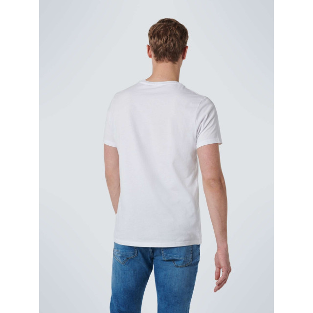No Excess T-shirt crewneck solid basic white N3401-010 large