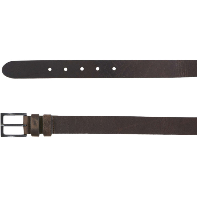 No Excess Belt leather buckle dark brown NBLT02-042 large