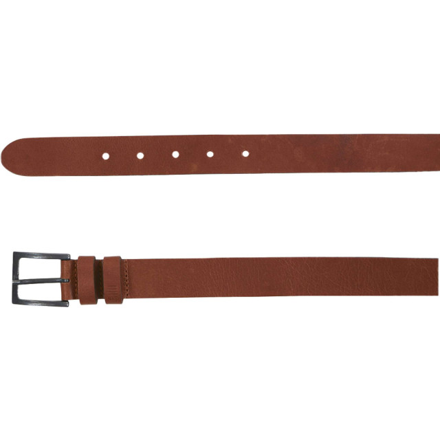 No Excess Belt leather buckle camel NBLT02-140 large
