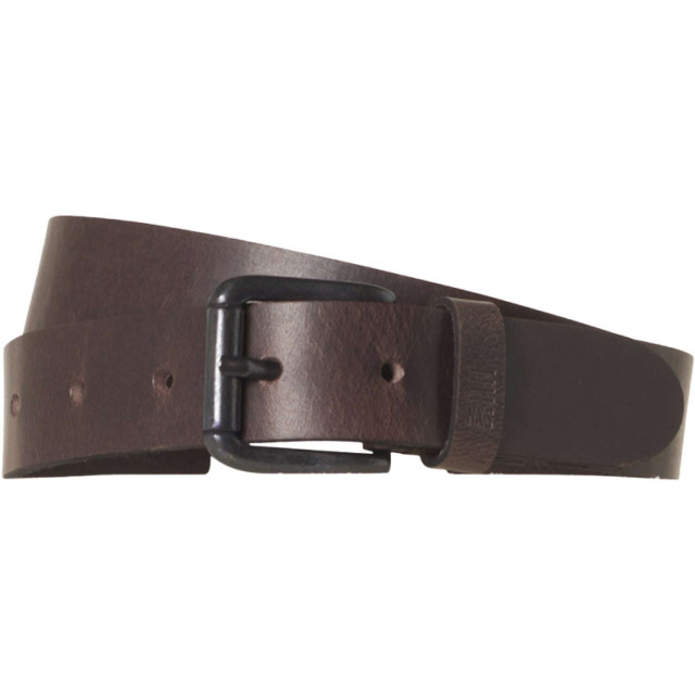 No Excess Belt leather buckle dark brown NBLT03-042 large