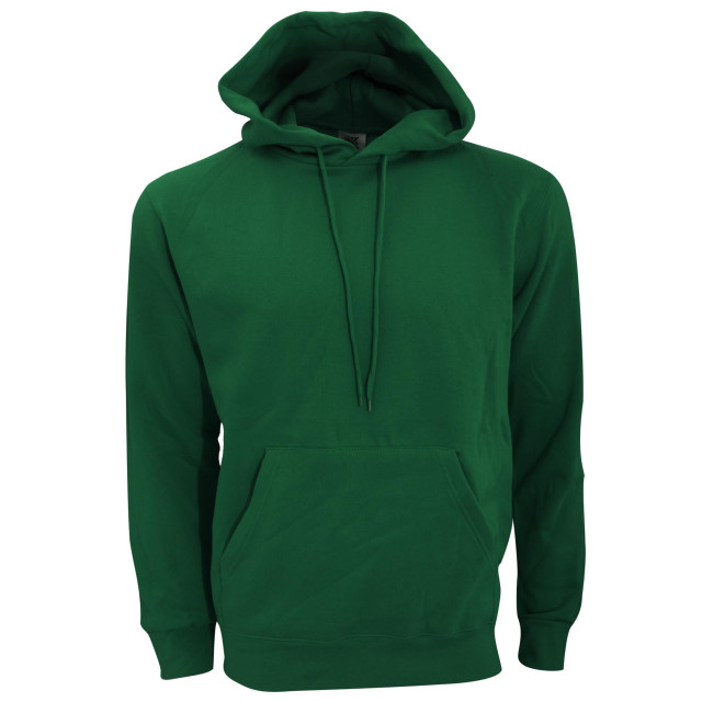 SG Heren gewone hooded sweatshirt top / hoodie UTFK774_bottlegreen large