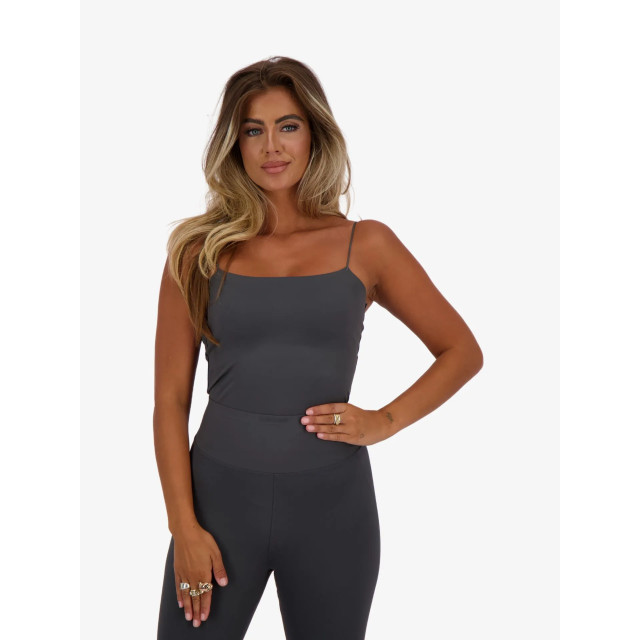 Reinders Dames crop top seamless zinc REINDERSW4127-Z05 large