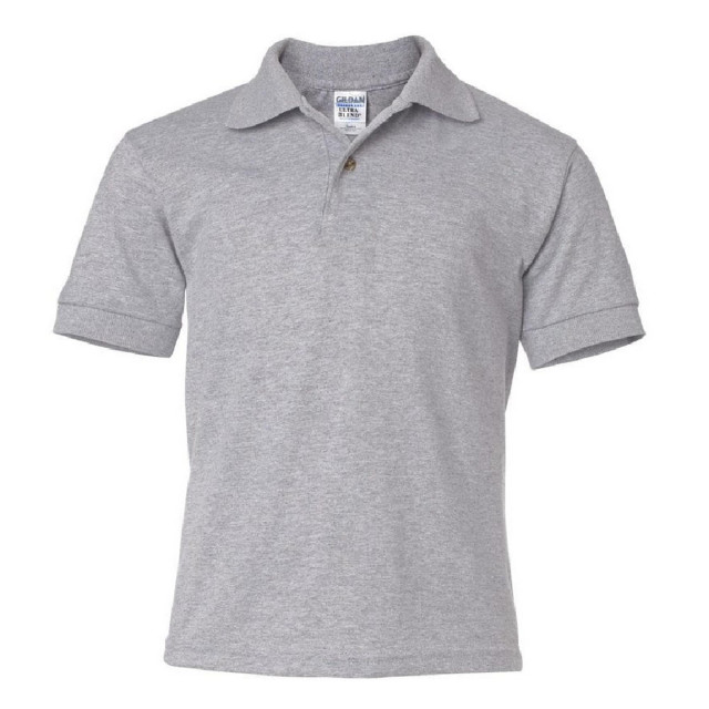 Gildan Dryblend childrens unisex jersey polo shirt UTFK402_sportgrey large