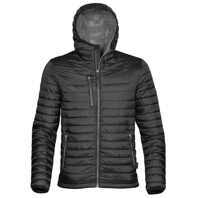 Stormtech Heren zwaartekrachtkap thermisch winterjasje (duurzaam waterbestendig) UTFK838_blackcharcoal large